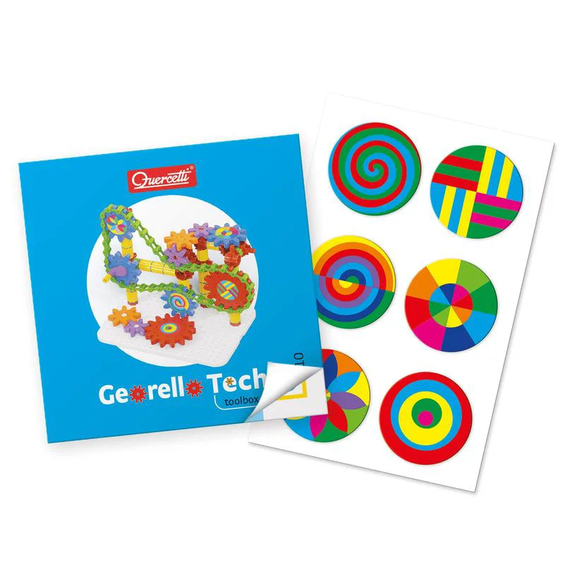 Set de constructie Quercetti Georello Tech Toolbox, 130 el.