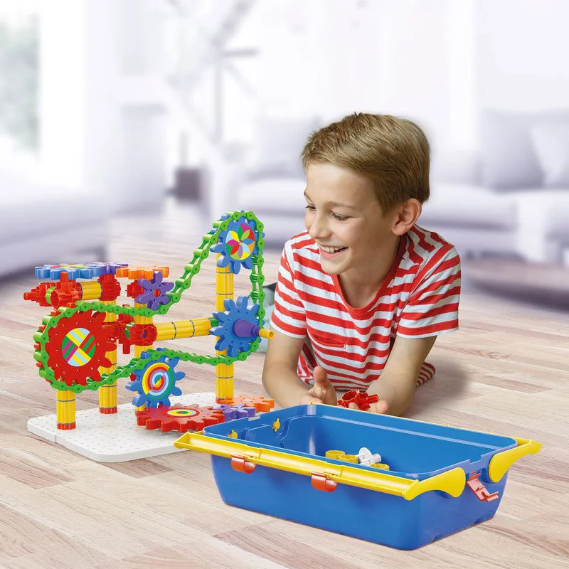 Set de constructie Quercetti Georello Tech Toolbox, 130 el.