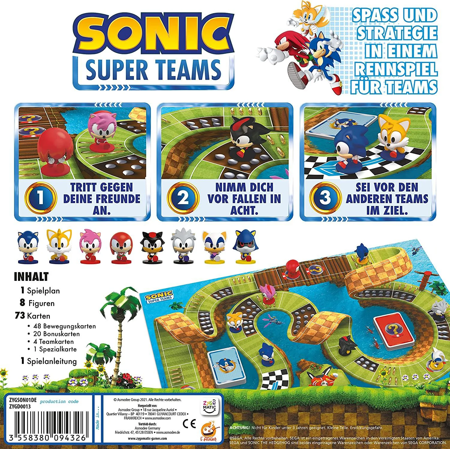 Joc de masa Sonic the Hedgehog Super echipa foto