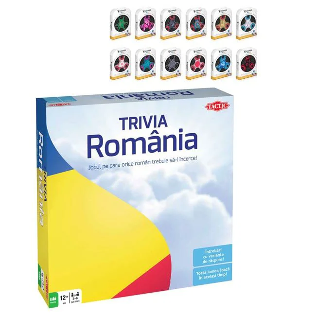 Развивающая настольная игра Tactic Country Trivia Румыния