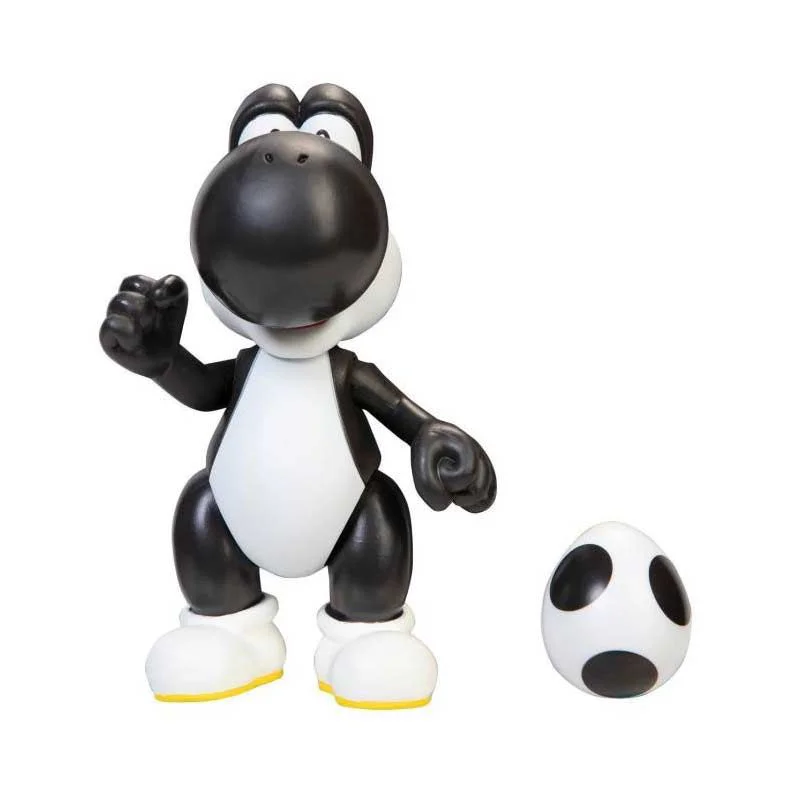 Фигурка Super Mario Black Yoshi, 10 см foto