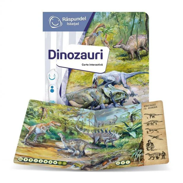 Carte interactiva Raspundel Istetel Dinozauri foto
