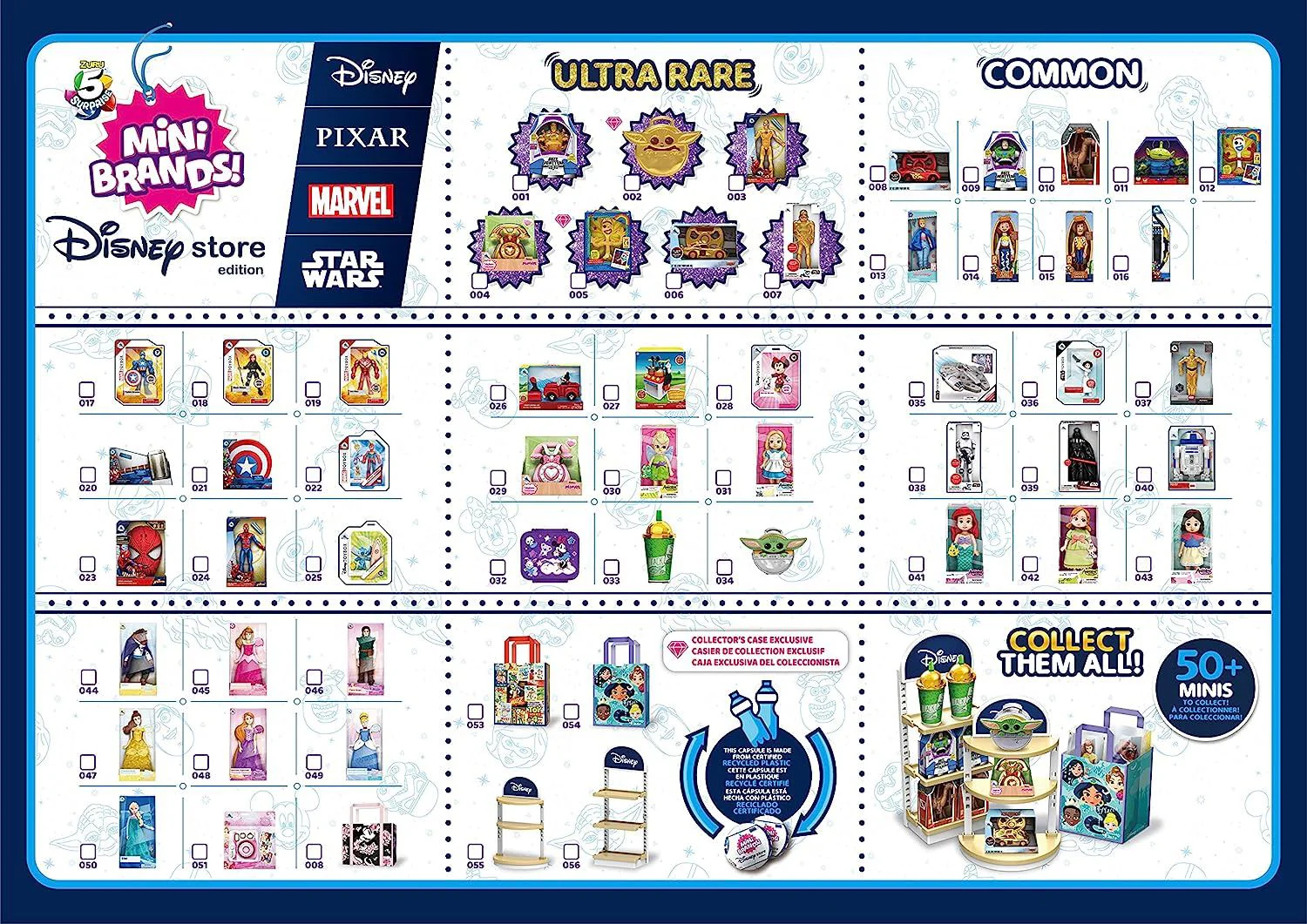 Игрушечный набор Zuru 5 Surprise Disney Store Mini Brands S1