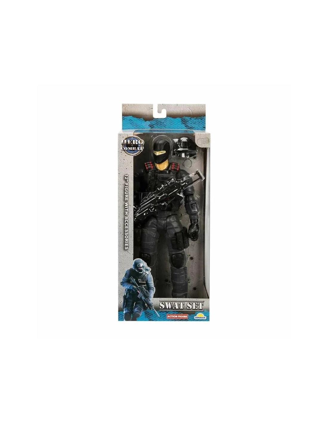 Figurina Hero Combat Soldat cu accesorii, 30 cm