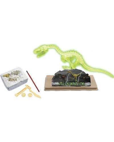 Set educativ Sunman Descopera scheletul de Velociraptor