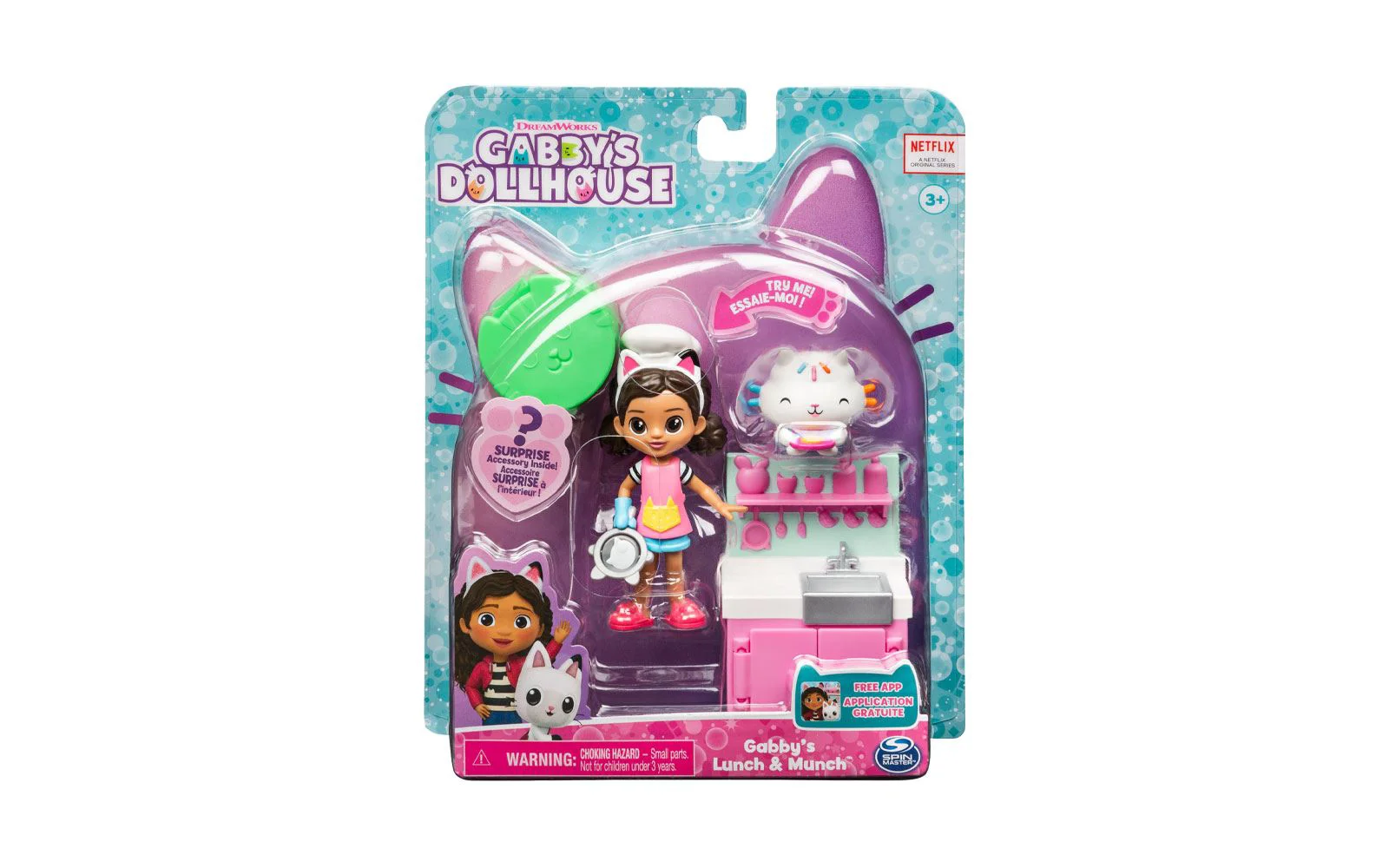 Set cu figurina Gabby's Dollhouse si accesorii, Bucatarie