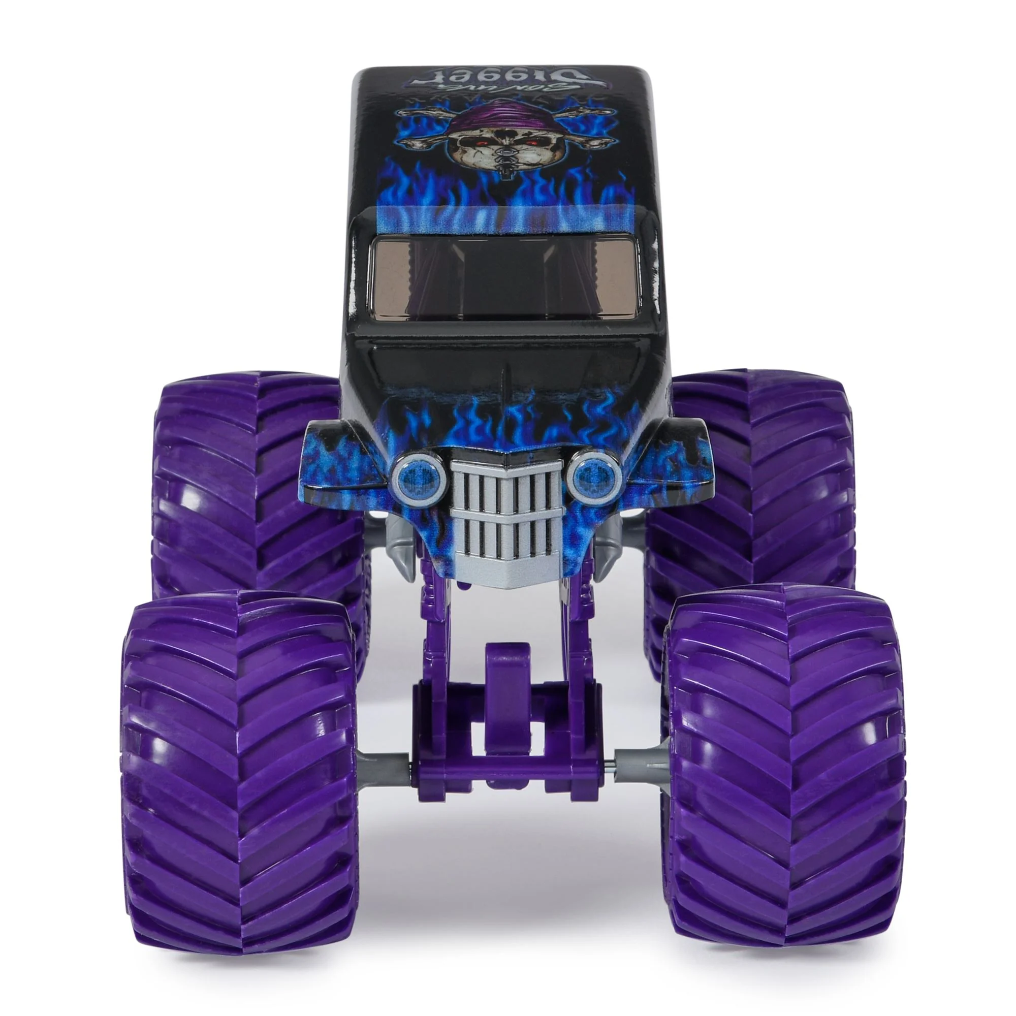 Masina Monster Jam din metal cu roti mari, 1:24