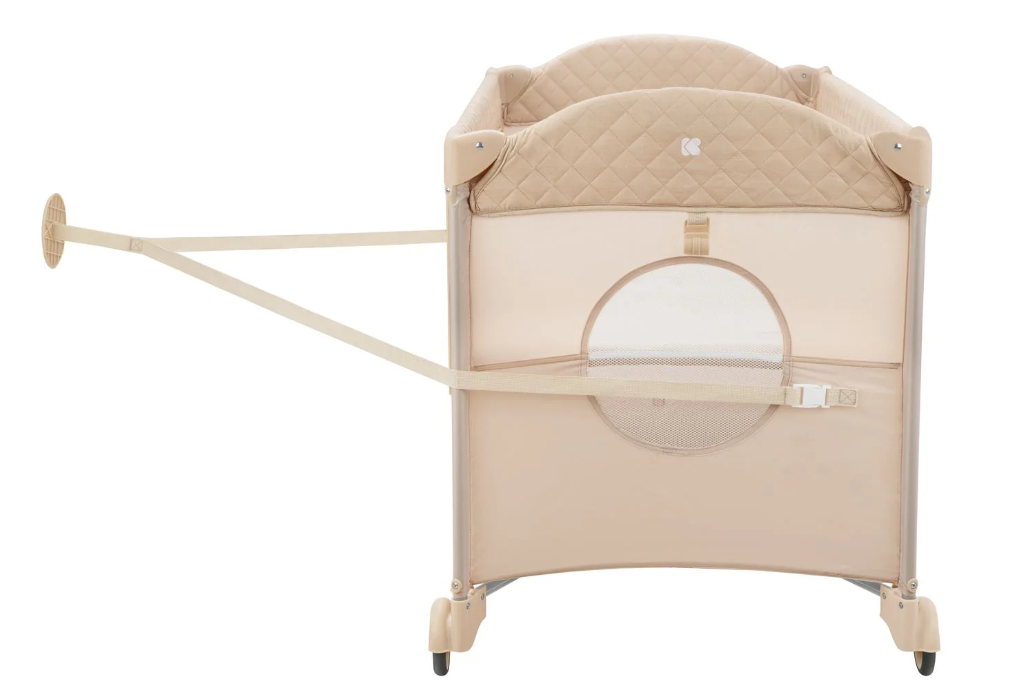 Раскладная кроватка KikkaBoo Milky Way Beige foto