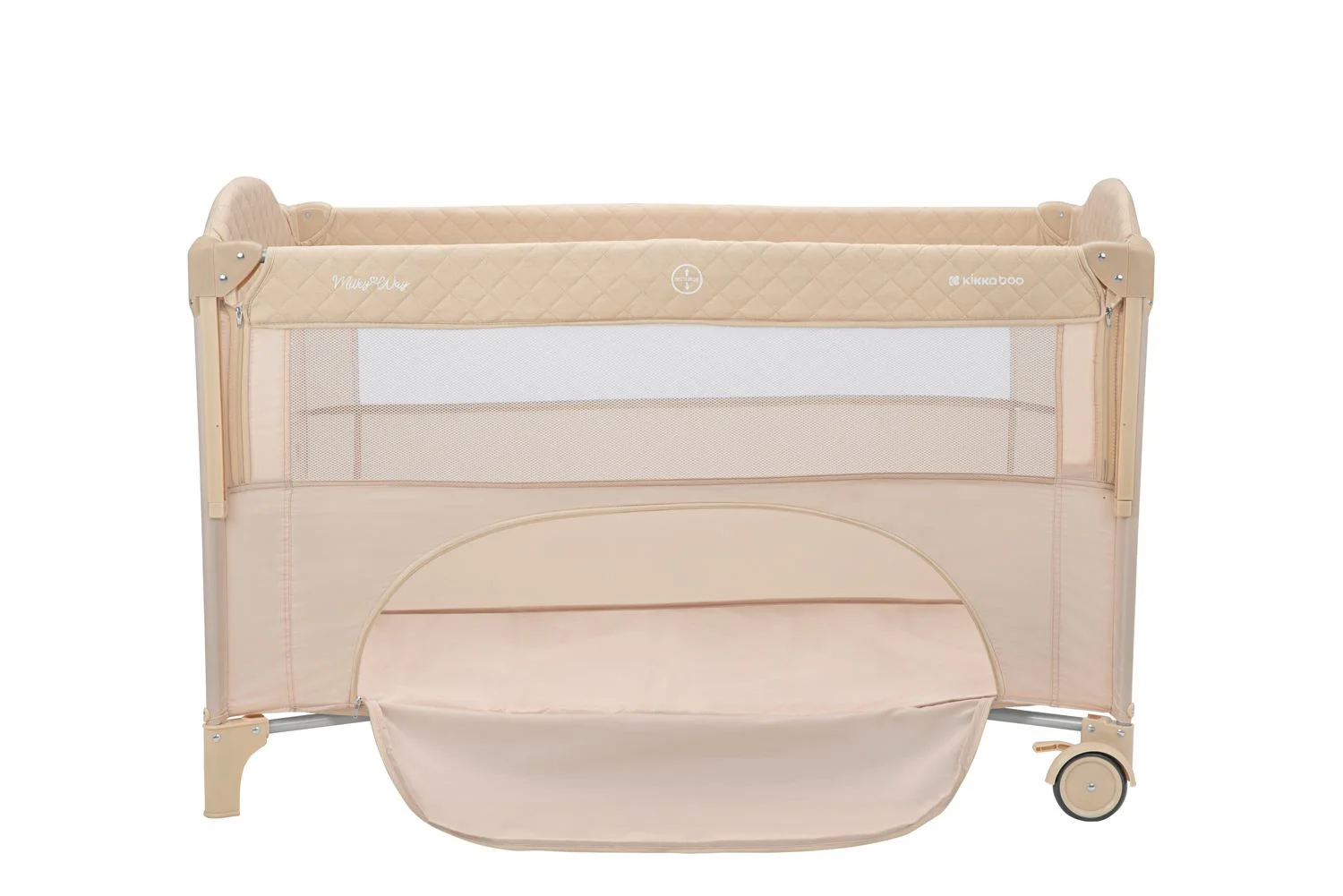 Раскладная кроватка KikkaBoo Milky Way Beige foto