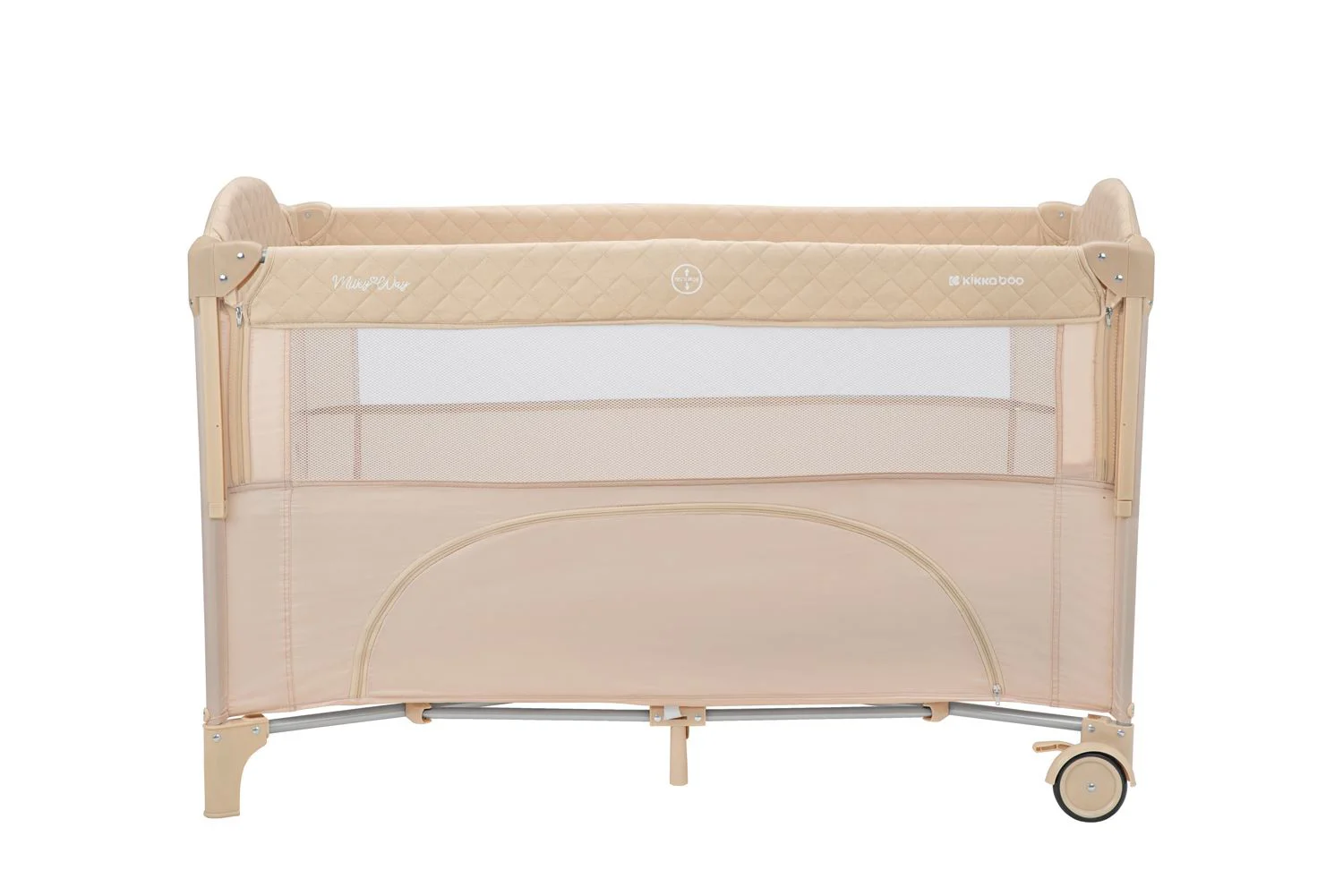 Раскладная кроватка KikkaBoo Milky Way Beige foto
