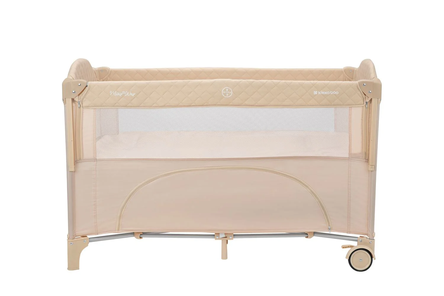 Раскладная кроватка KikkaBoo Milky Way Beige foto