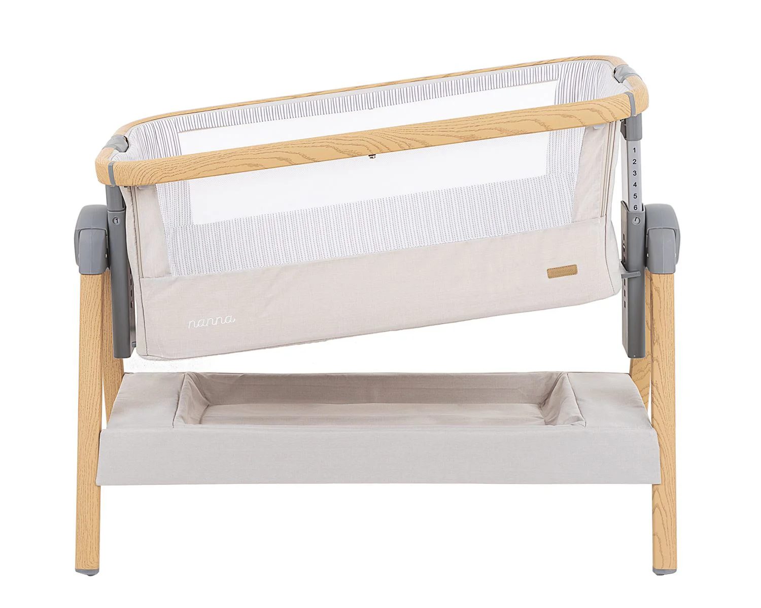 Кроватка co-sleeper KikkaBoo Nanna Beige foto