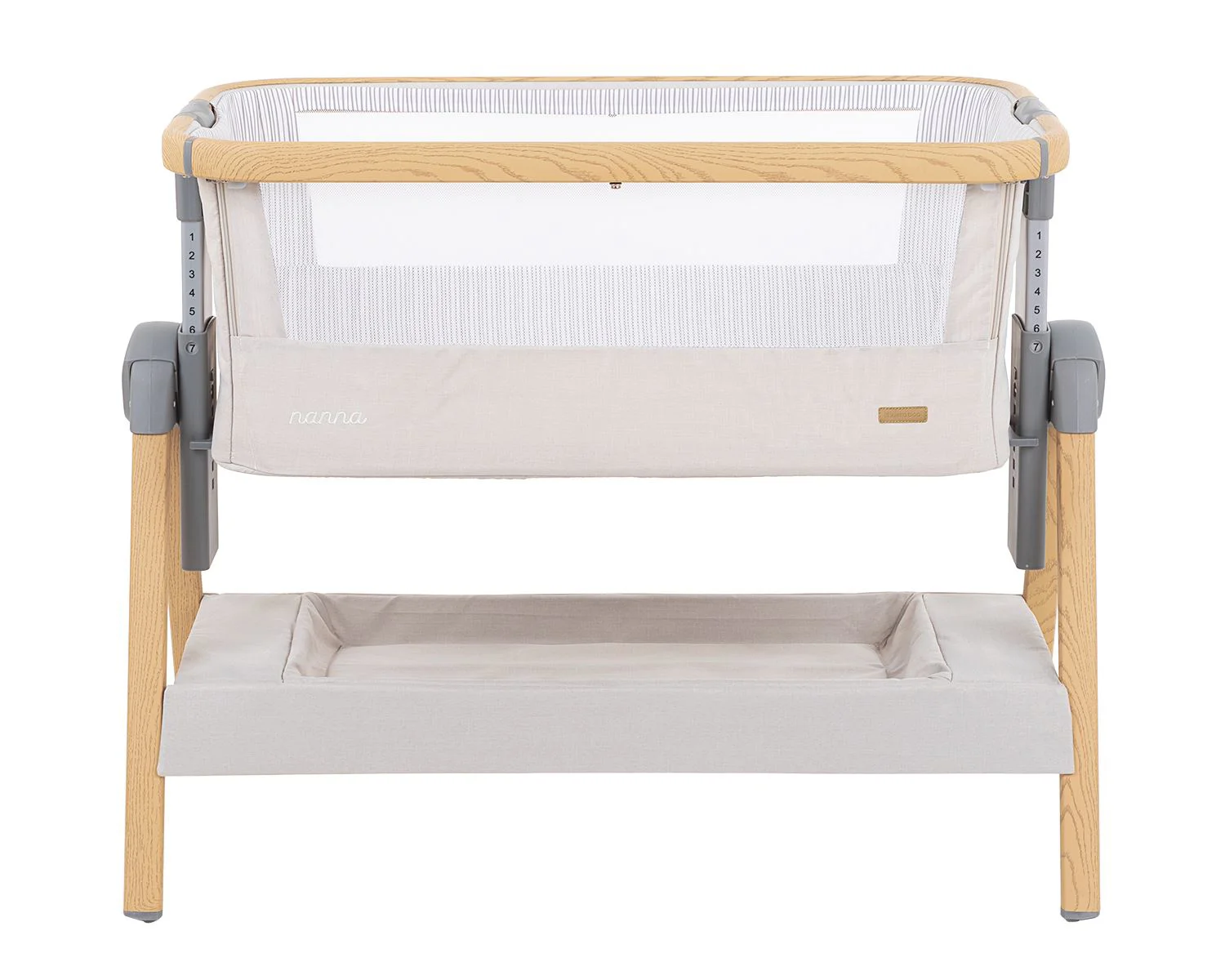 Кроватка co-sleeper KikkaBoo Nanna Beige foto