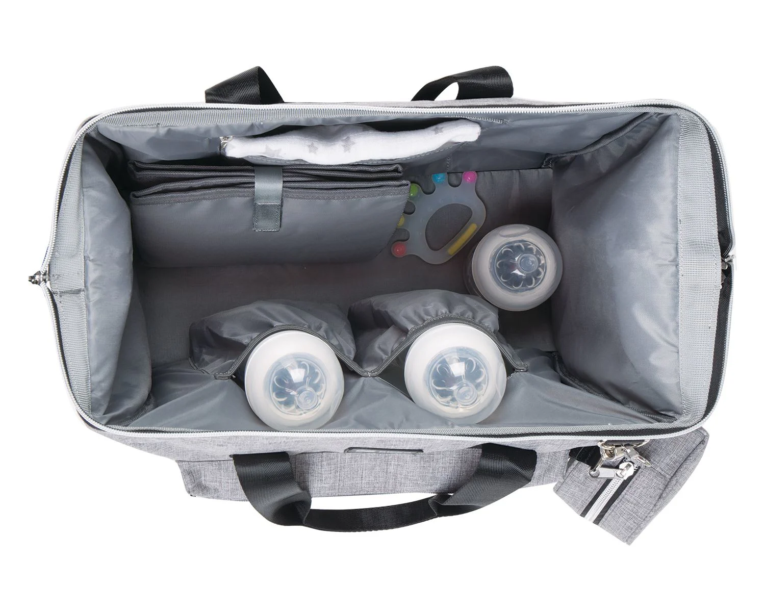 Сумка для мамы KikkaBoo Maxi Light Grey