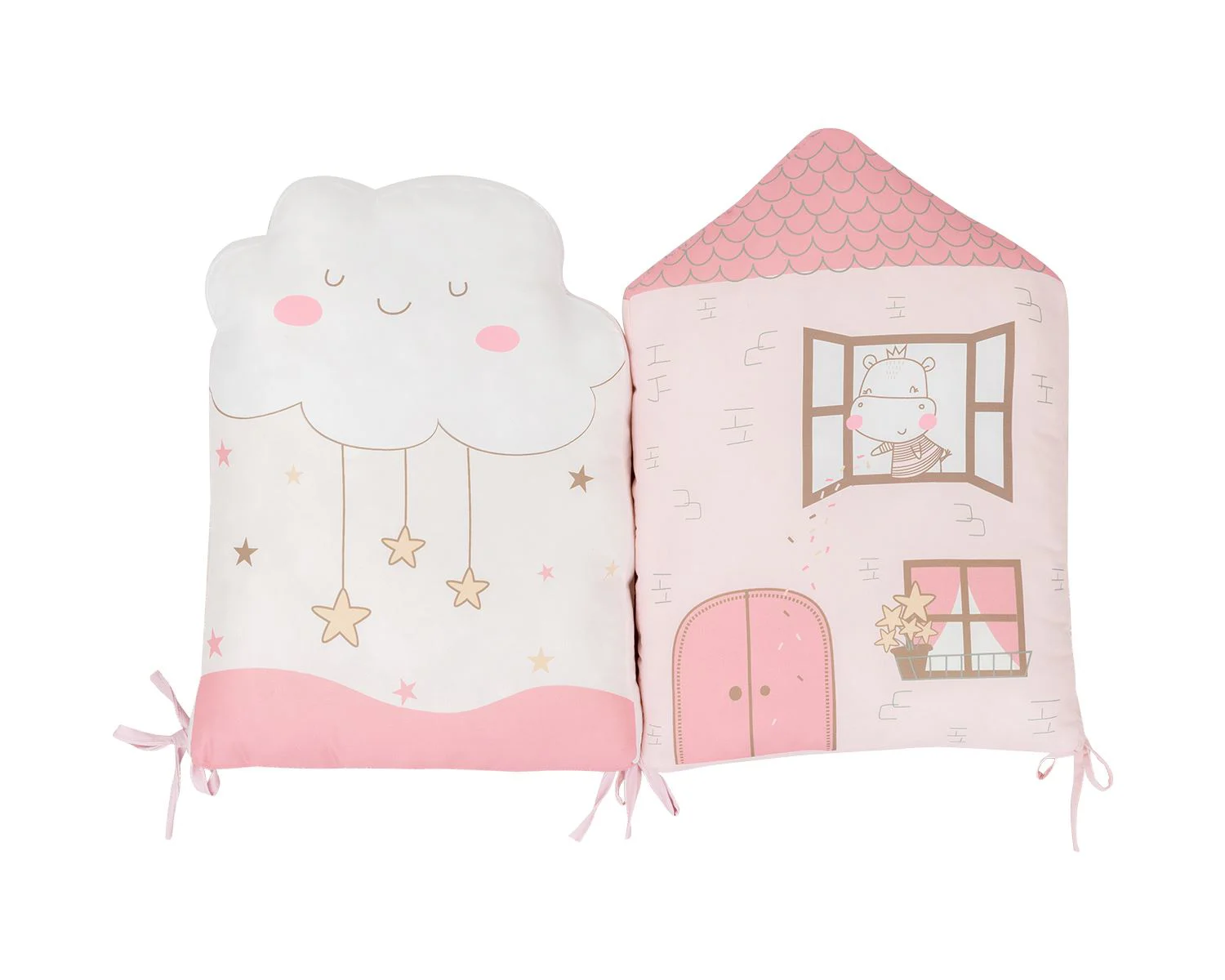 Set perne de plus pentru patut KikkaBoo Hippo Dreams foto