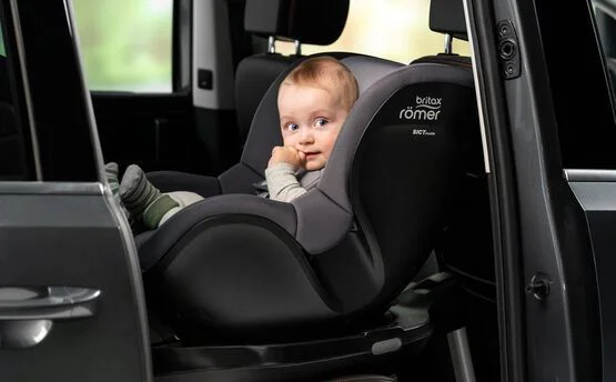 Scaun auto Britax Romer Dualfix 3 i-Size cu baza Flex iSense Negru foto