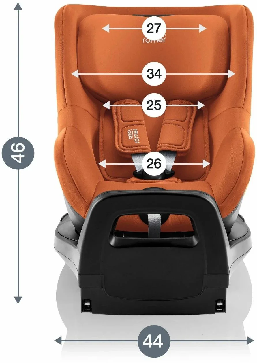 Scaun auto Britax Romer Dualfix Pro M Portocaliu foto