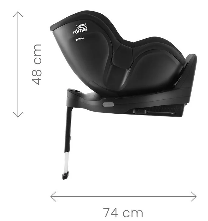 Scaun auto Britax Romer Dualfix Pro M Galaxy Negru foto