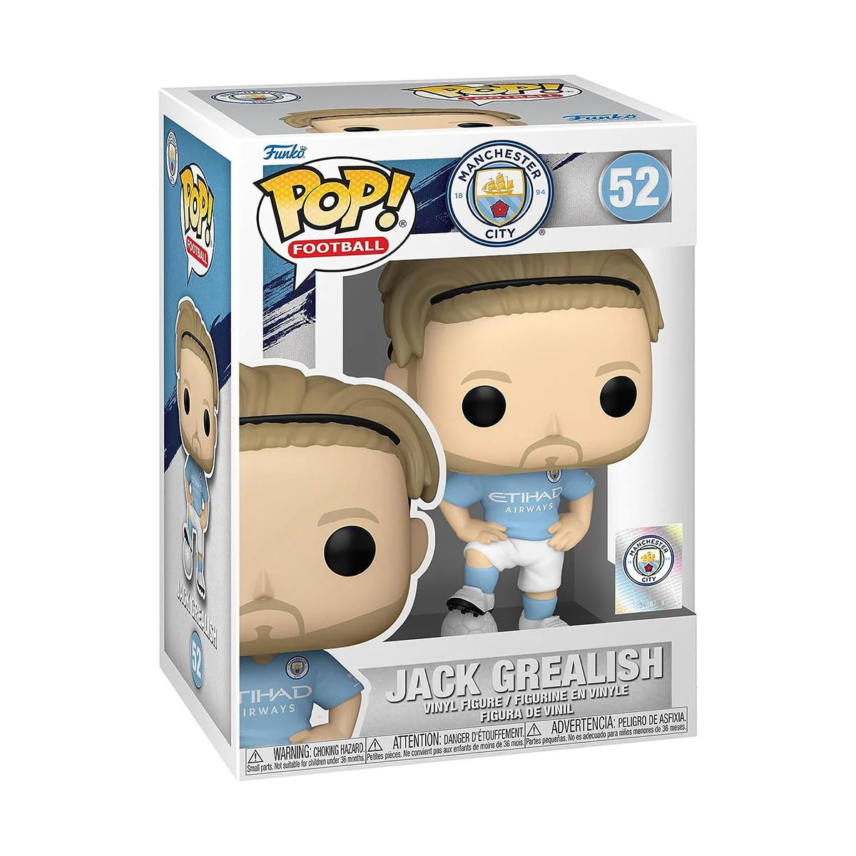 Figurina Funko Pop! Jack Grealish seria Manchester City foto