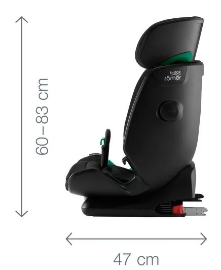 Scaun auto Britax Romer Advansafix i-Size Fossil Gri foto