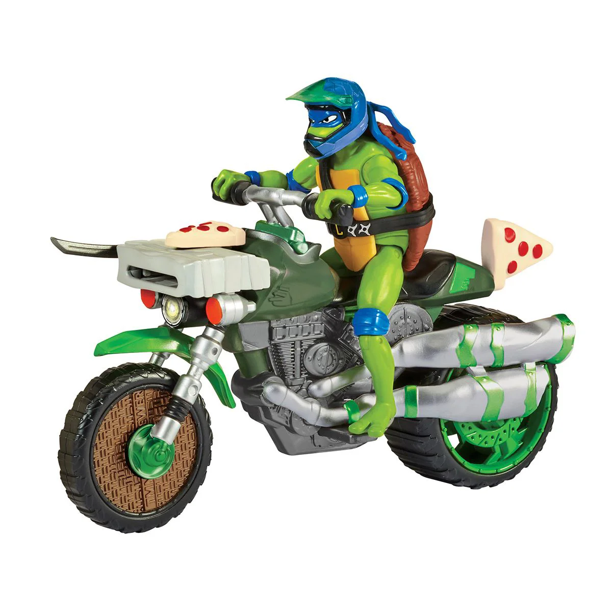 Set de joaca Motocicleta si figurina Leonardo Testoasele Ninja TMNT