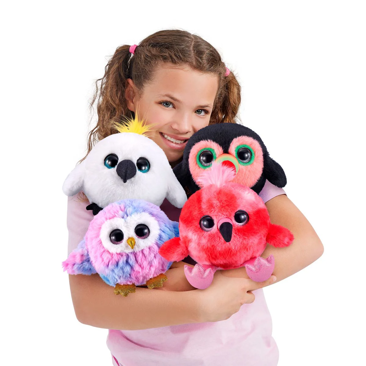 Jucarie de plus surpriza Pasari Vesele Pets Alive Chirpy Birds foto