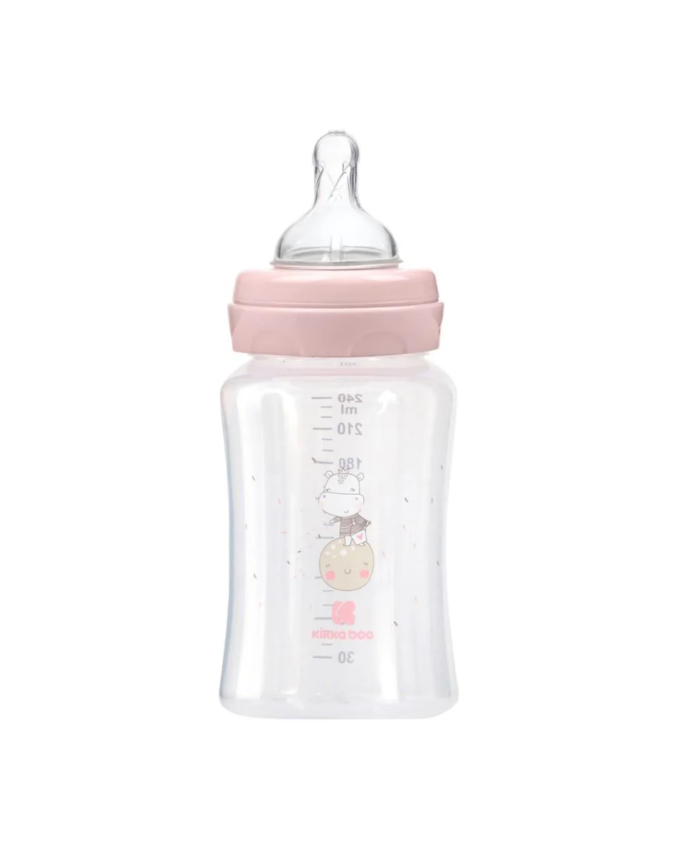 Бутылочка KikkaBoo Hippo Dreams Pink, 240 мл