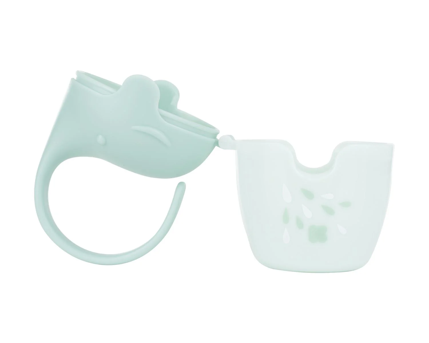 Cutie pentru suzeta KikkaBoo Elephant Mint foto