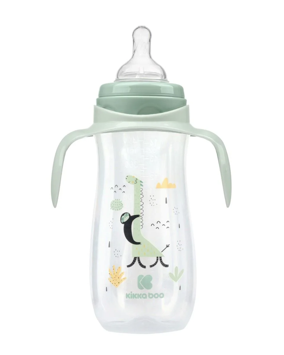 Бутылочка с ручками KikkaBoo Jingle Jungle Mint, 400 мл