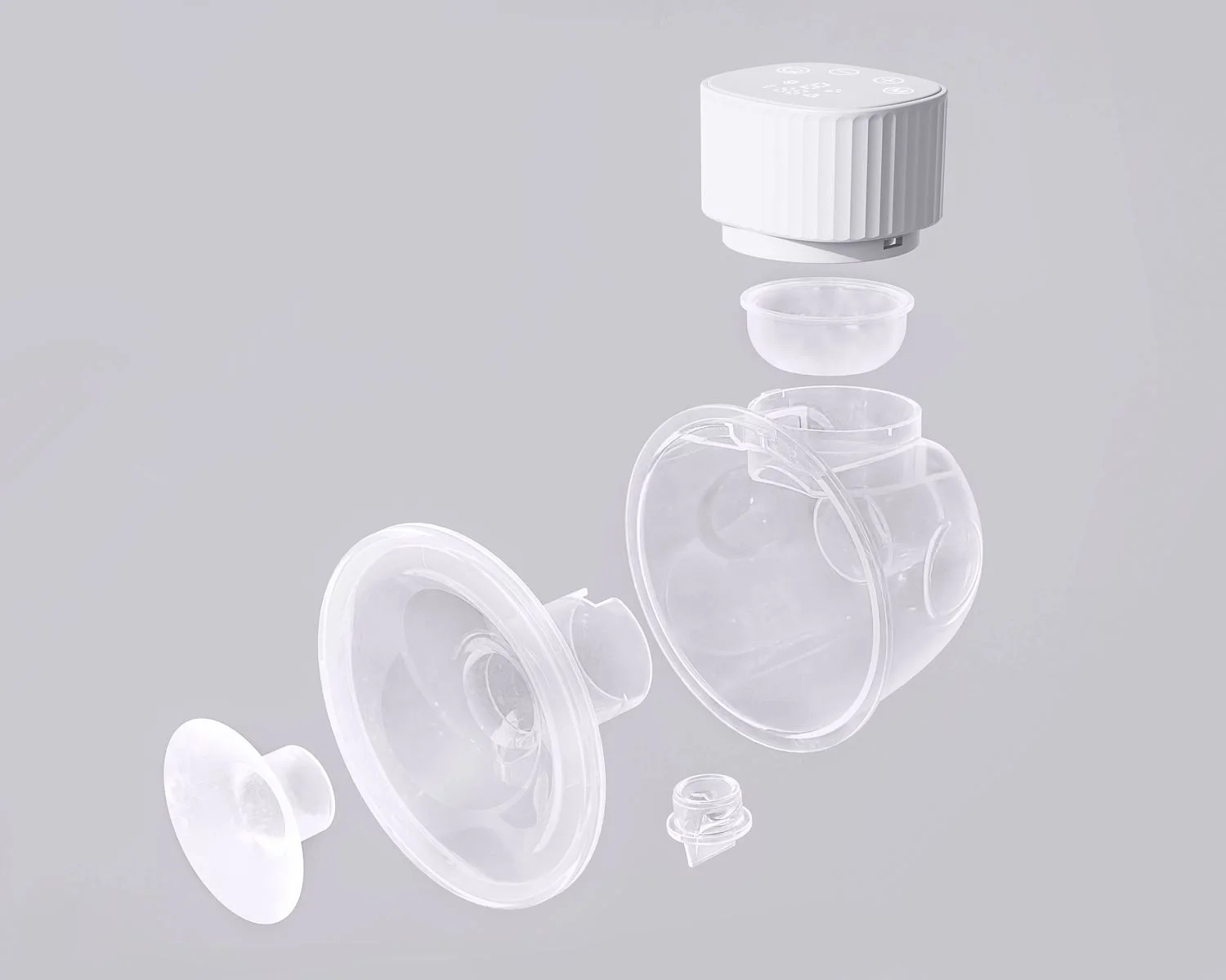 Электрический портативный молокоотсос KikkaBoo Noa White