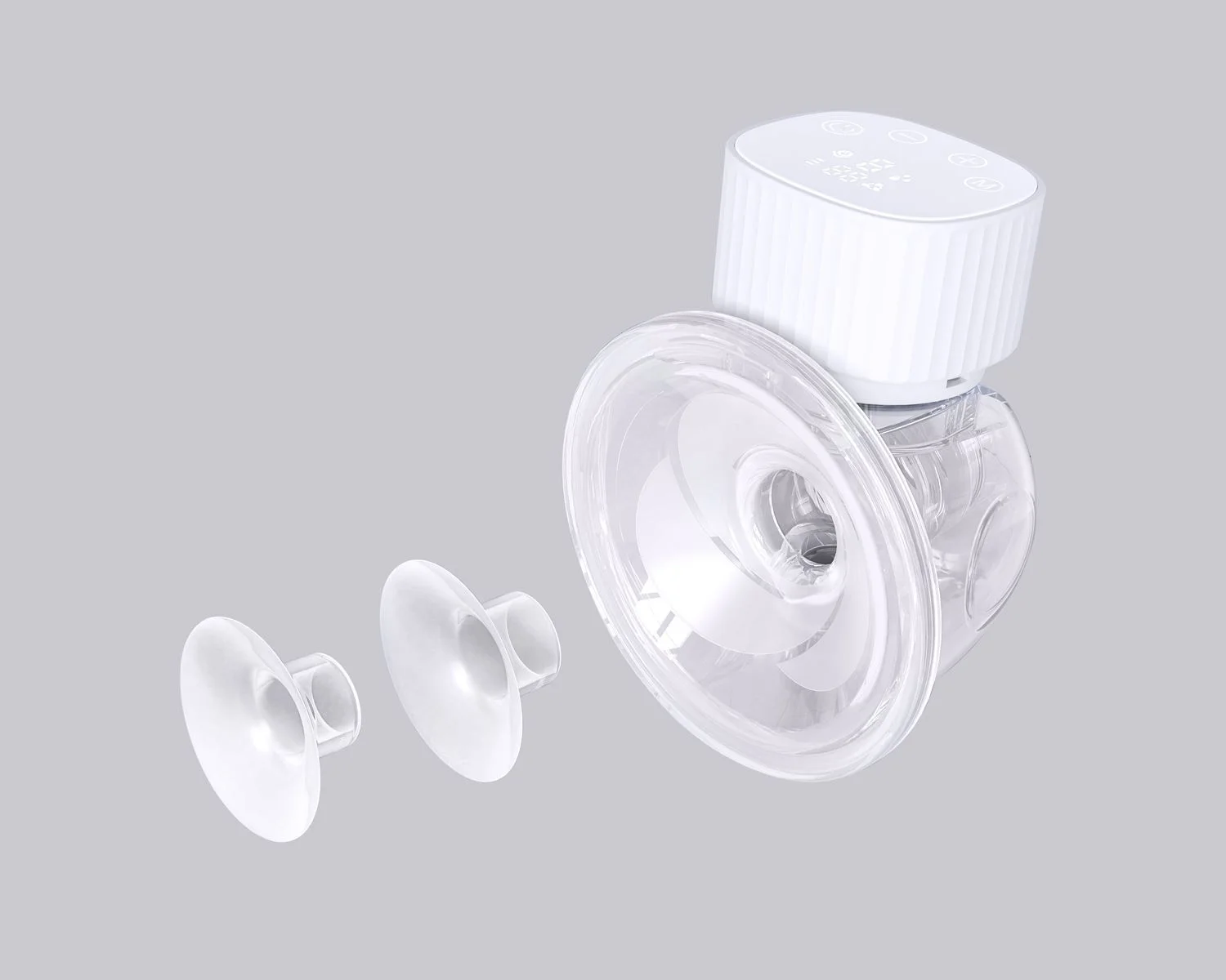 Электрический портативный молокоотсос KikkaBoo Noa White