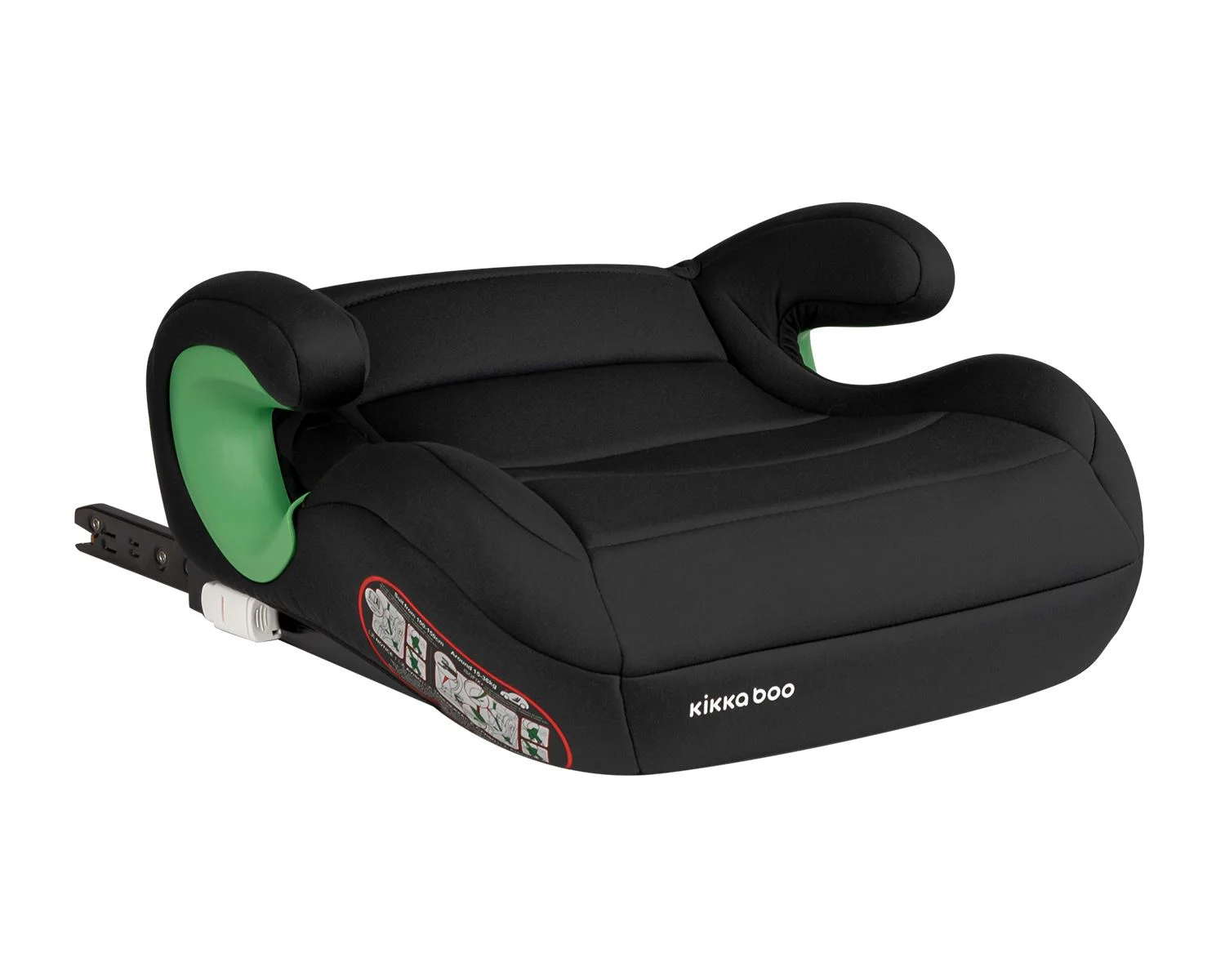 Scaun auto cu isofix i-Size KikkaBoo i-Travel Black, 100-150 cm foto