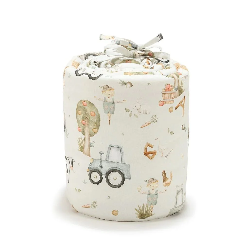Protectie laterala pentru patut La Millou ABC Farm, 60x120 cm