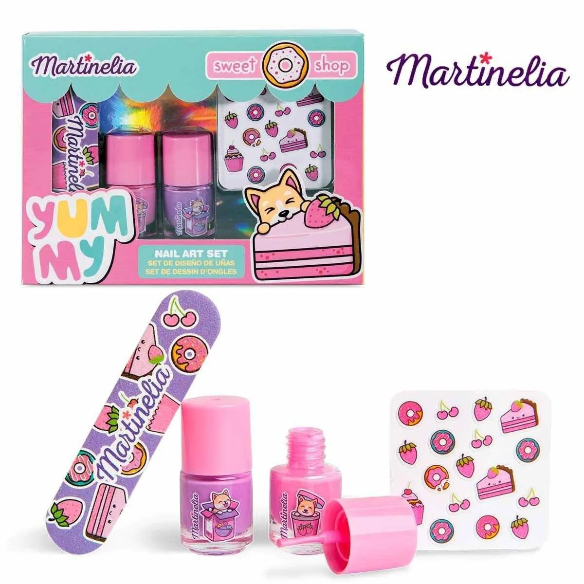 Set 4 accesorii unghii Martinelia Yummy Sweet Shop foto