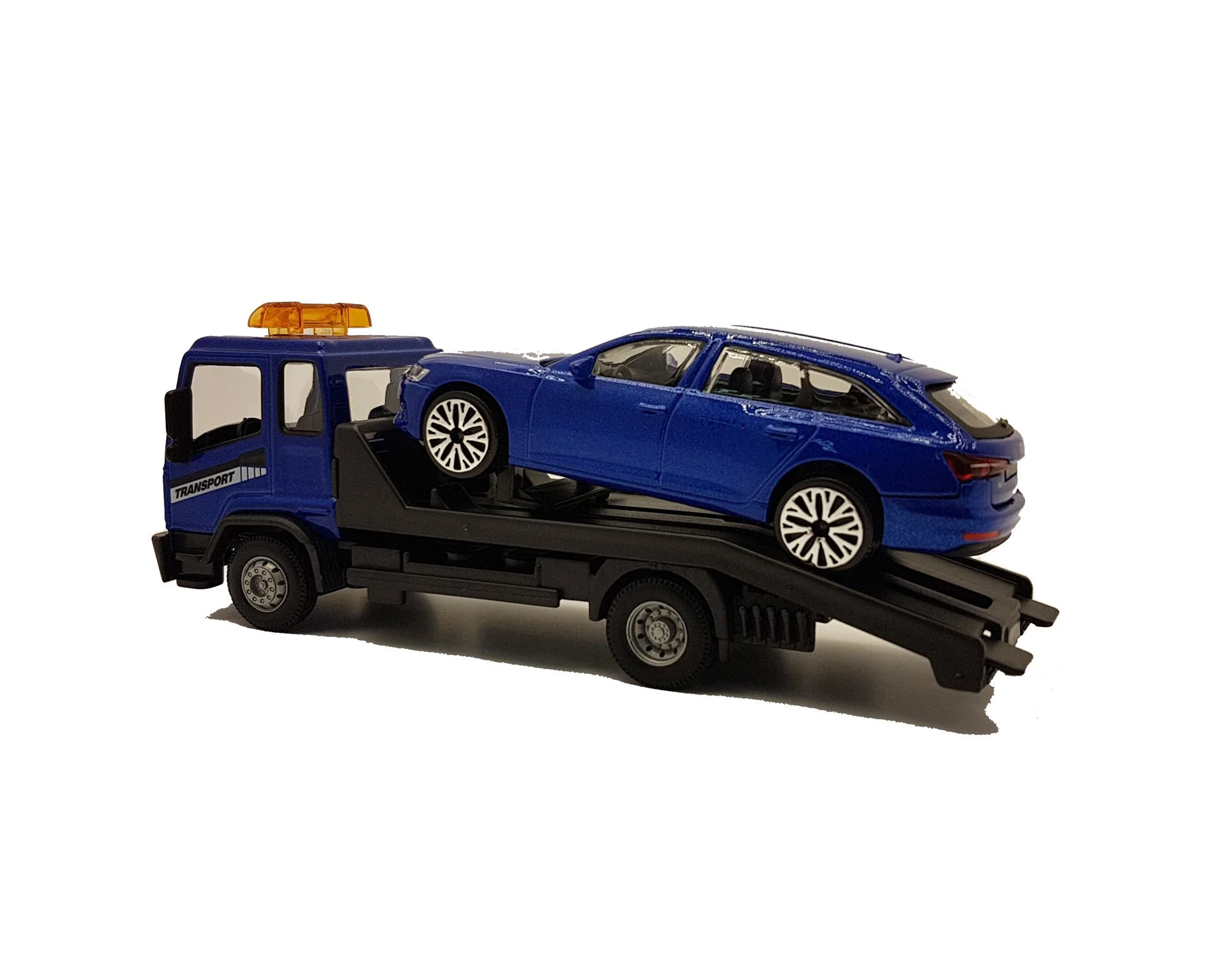 Set de joaca Bburago Evacuator cu masina Audi A6 Avant, 1:43