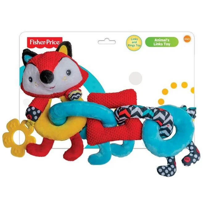 Jucarie de plus senzoriala Fisher Price cu diferite texturi foto