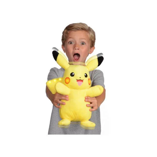Jucarie de plus Pokemon Pikachu cu functii, 20 cm foto