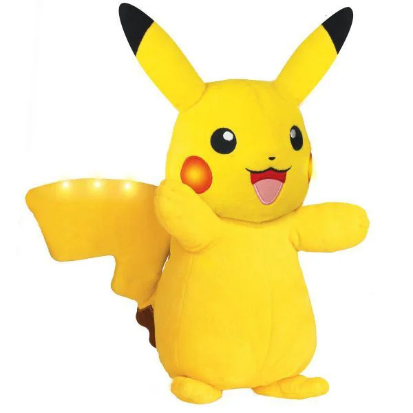 Jucarie de plus Pokemon Pikachu cu functii, 20 cm foto