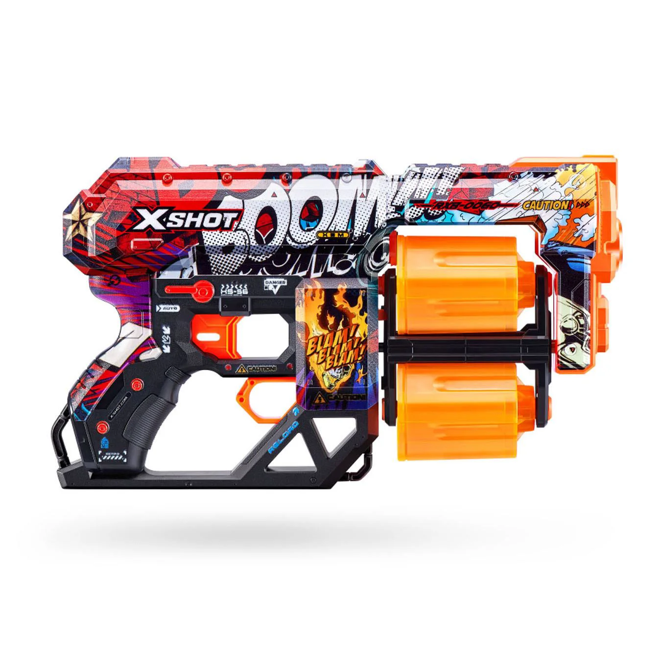 Blaster X-Shot Skins Dread Gun cu 12 cartuse