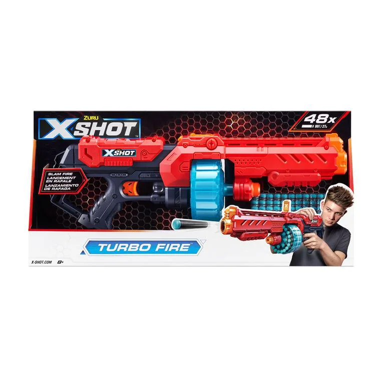 Blaster X-Shot Excel Turbo Fire, 48 cartuse