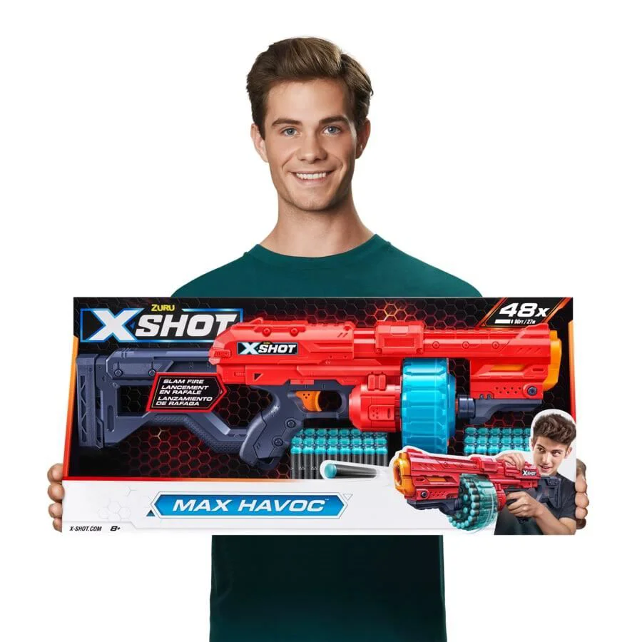 Blaster X-Shot Excel Max Havoc, 48 cartuse