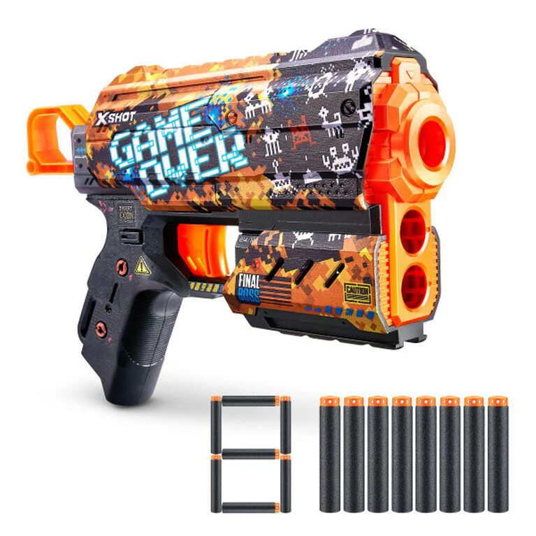 Blaster X-Shot Skins Flux Game Over