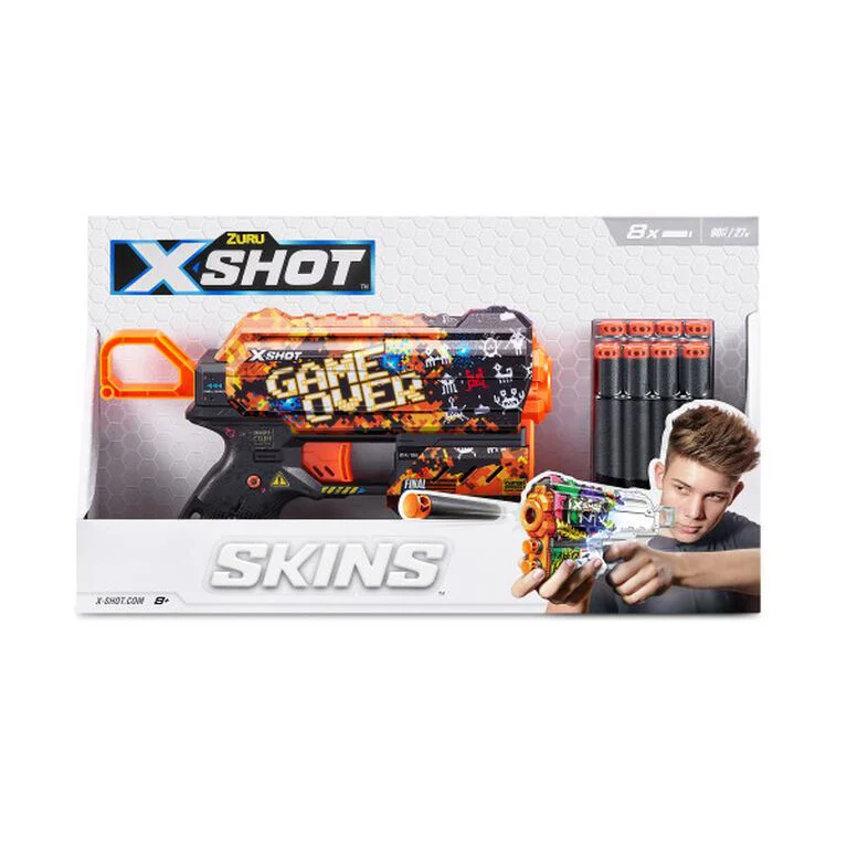 Blaster X-Shot Skins Flux Game Over