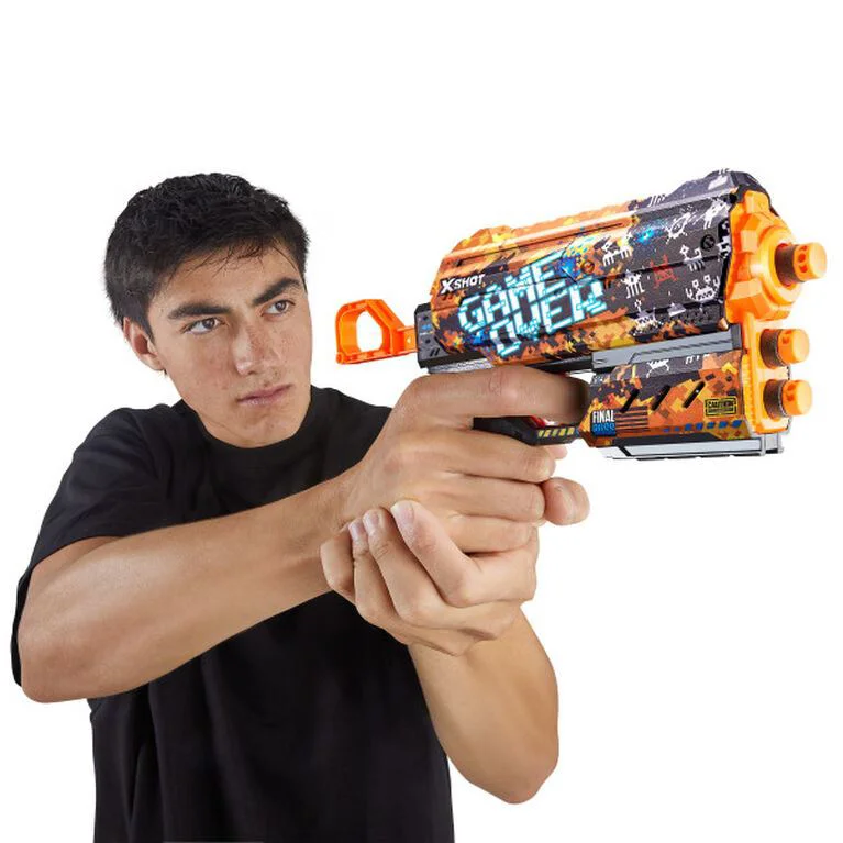 Blaster X-Shot Skins Flux Game Over