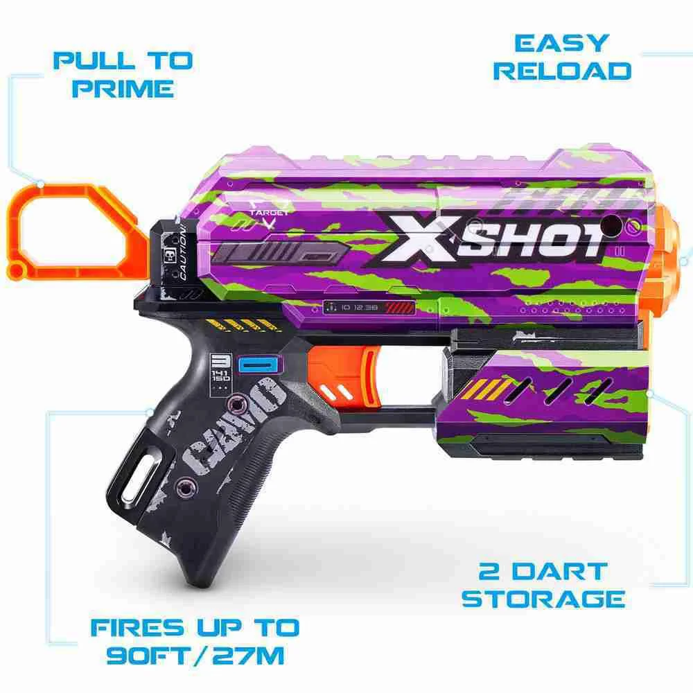 Бластер X-Shot Skins Flux Crucifer