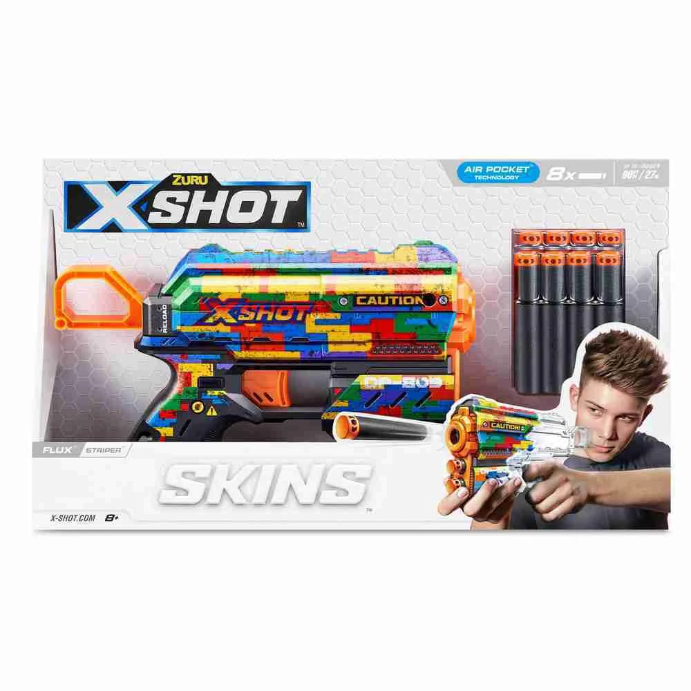 Бластер X-Shot Skins Flux Striper foto