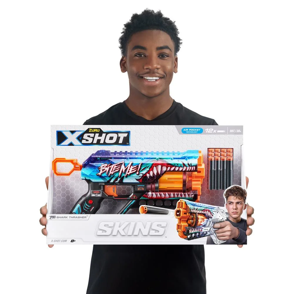 Blaster X-Shot Skins Griefer Shark Thrasher foto