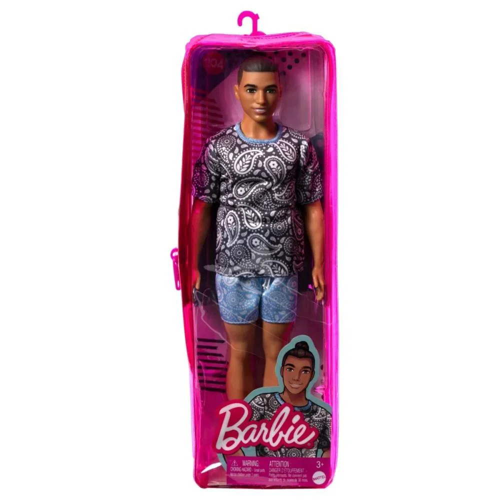 Кукла Barbie Кен Модник в футболке foto