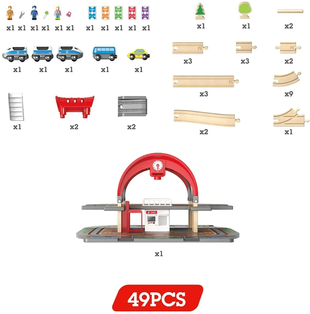 Игровой набор Hape Станция Гранд-Сити