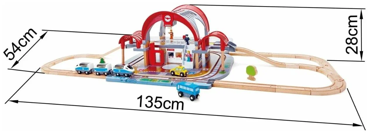 Игровой набор Hape Станция Гранд-Сити